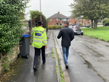 MP Benton out with local officers